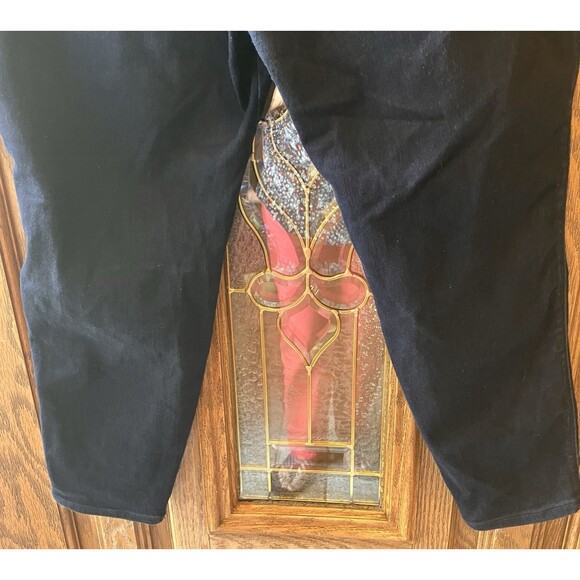 Seven7 Jeans Women's Size 14 Blue High Rise Skinny Crop Denim Ankle Dark Wash - Picture 10 of 16